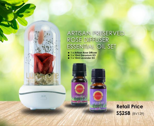 ARTISAN PRESERVED ROSE DIFFUSER